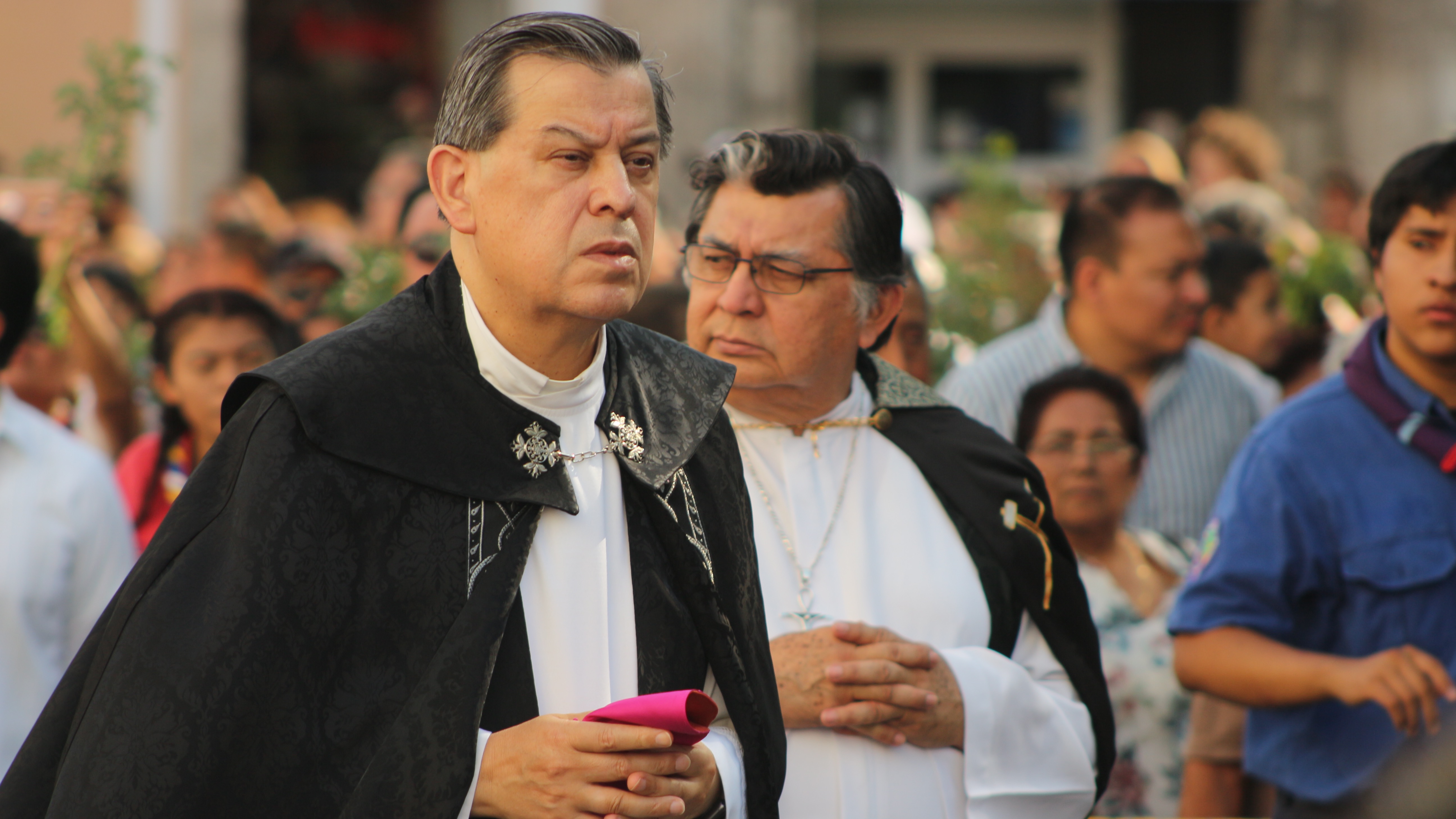 El arzobispo de Yucatán presidió los eventos.