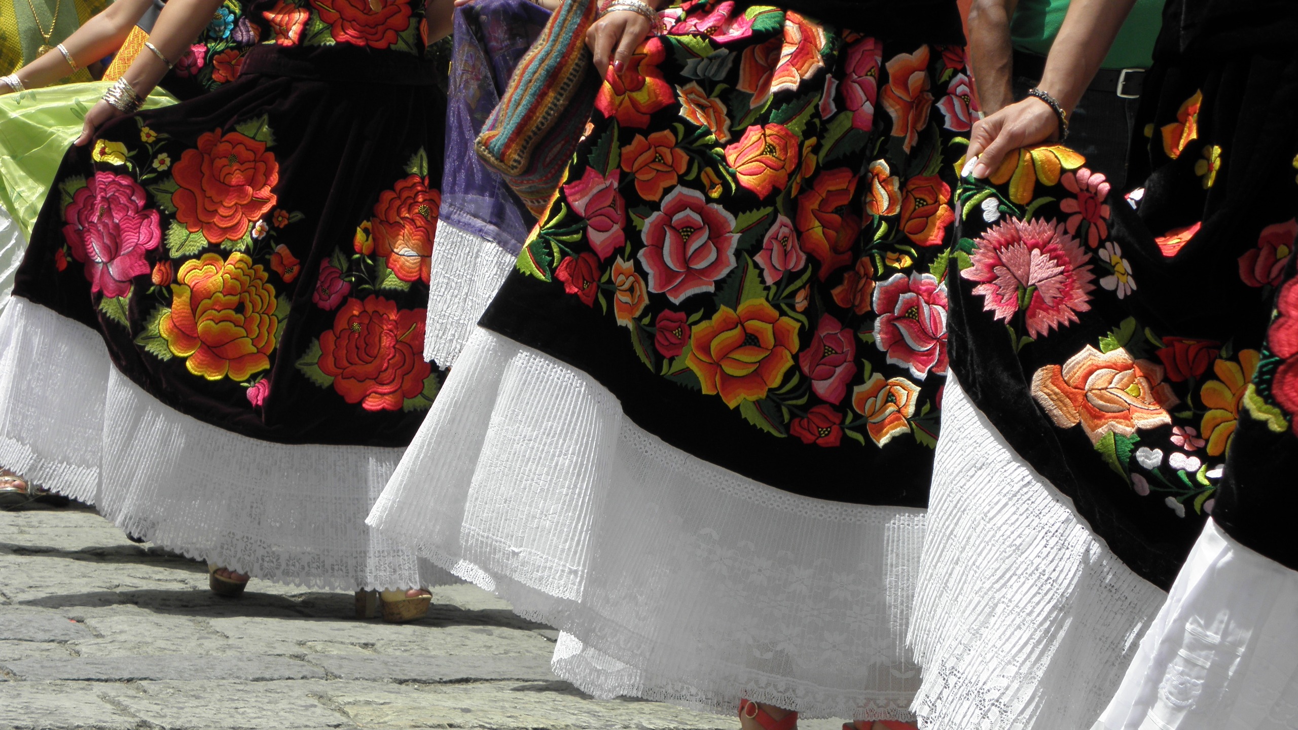 Atuendo de la Sandunga, baile tradicional de la región oaxaqueña del Itsmo de Tehuantepec 