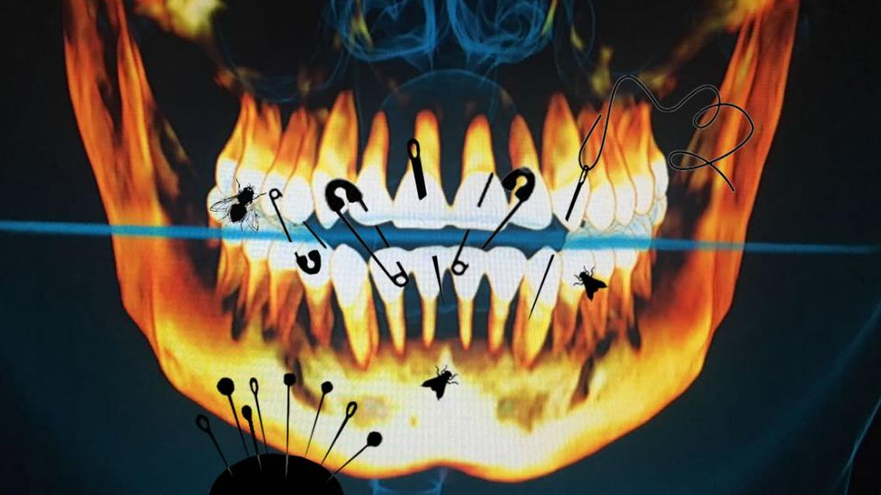 'En boca cerrada' de la serie Grafías