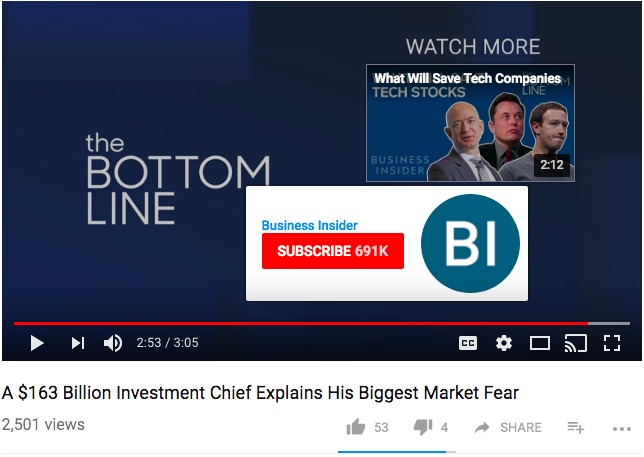 CTA đăng ký YouTube - Business Insider