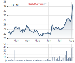 Becamex IDC (BCM) đạt 1.323 tỷ đồng LNST nửa đầu năm, giá cổ phiếu đang liên tục phá đỉnh - Ảnh 2.