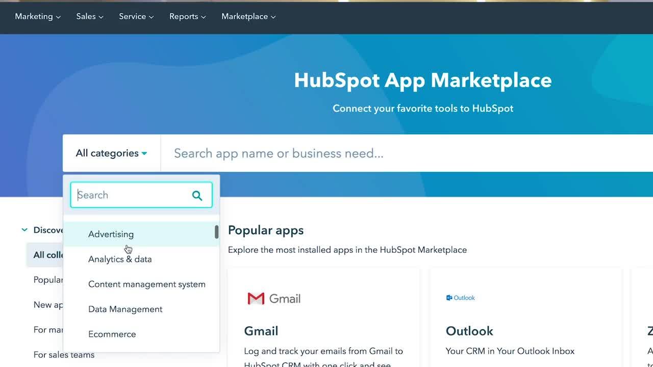 Thị trường ứng dụng HubSpot