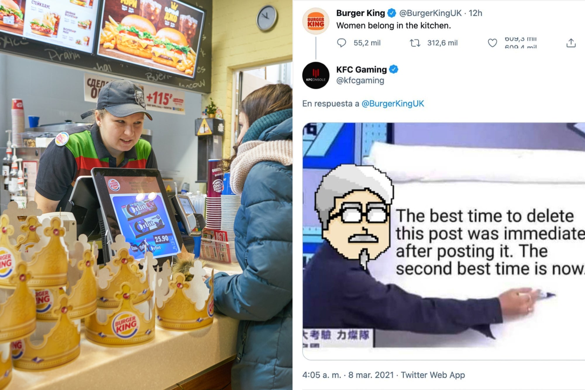 Burger King Tweets "Women Belong in the Kitchen," And Social Media Is on Fire