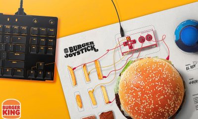 Burger King transforms a hamburger into a video game controller