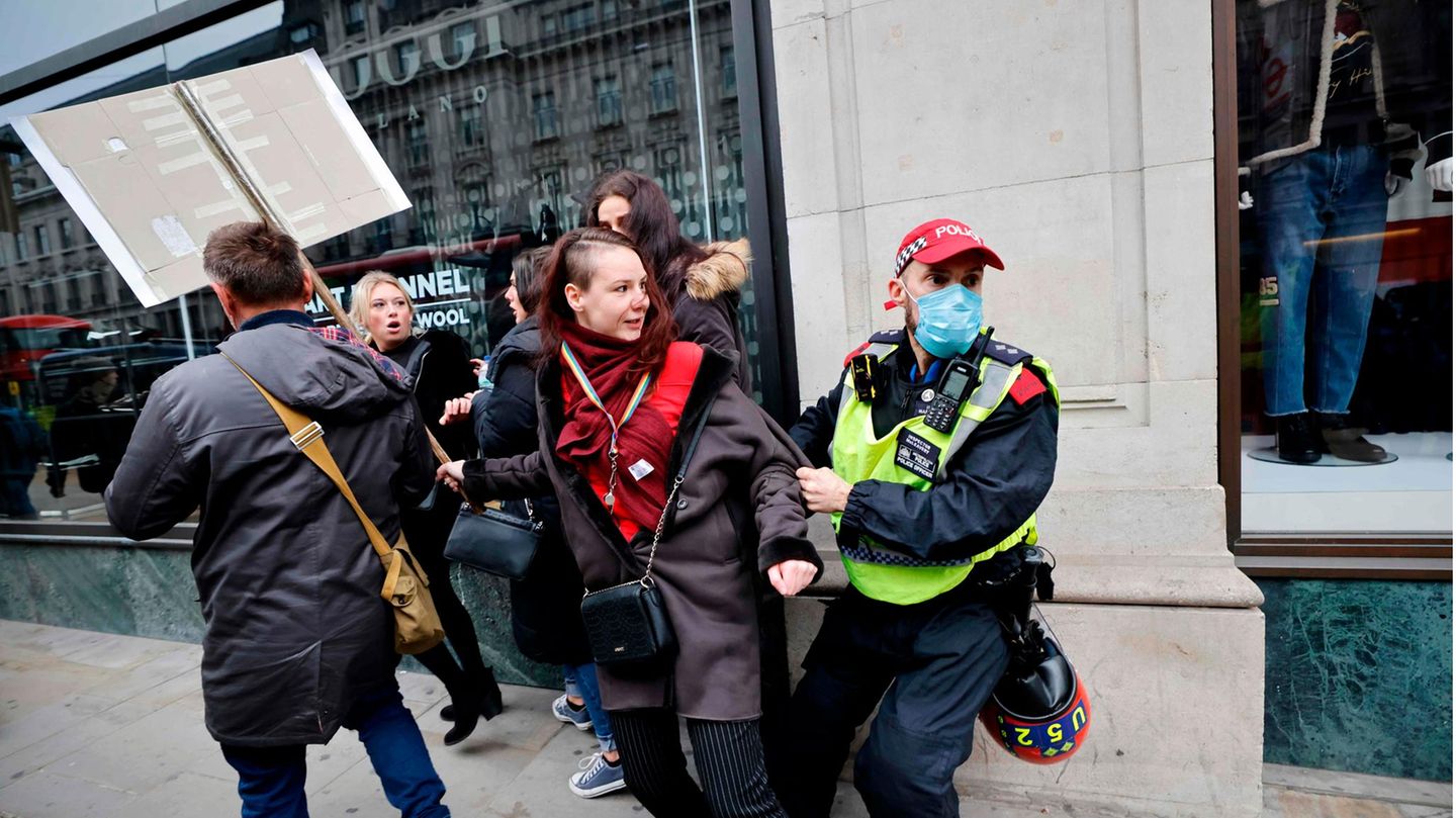 London: Mehr als 60 Festnahmen bei Anti-Lockdown-Protesten