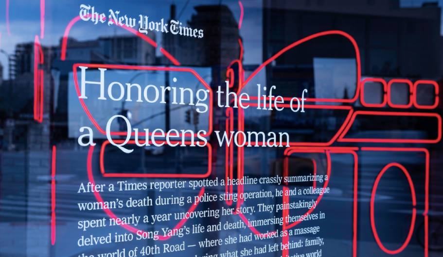 The New York Times lleva su periodismo local a las calles de Nueva York con su nueva campaña