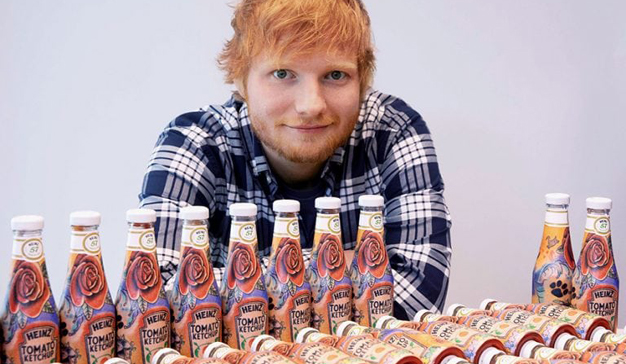 ed sheeran ketchup heinz