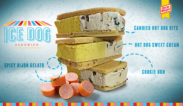 helado perrito caliente