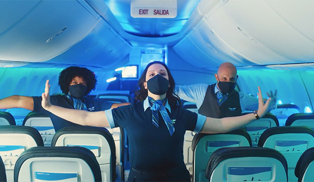 Alaska Airlines Safety Dance