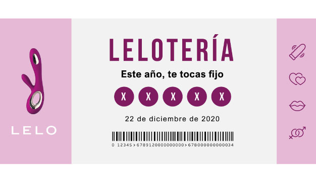 LELO pone el foco en el placer esta Navidad y hace un guiño al sorteo de la Lotería