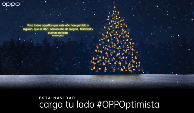OPPO campaña navidad josie