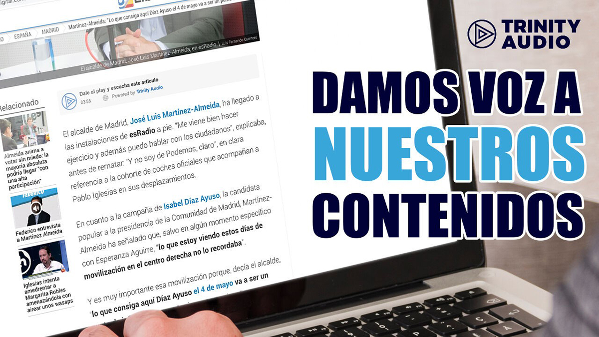 Libertad Digital apuesta por el audio para dar voz a sus contenidos escritos