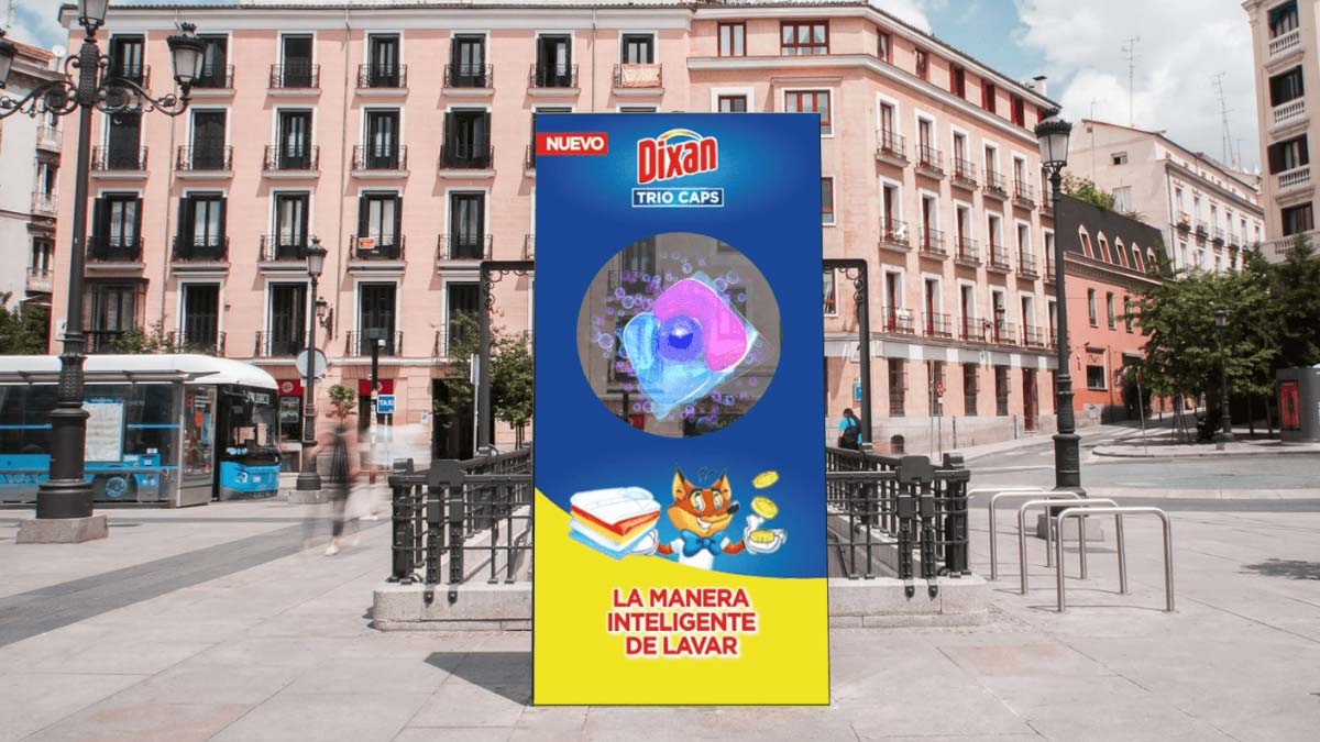 Dixan o cómo hacer publicidad con hologramas en 3D a pie de calle