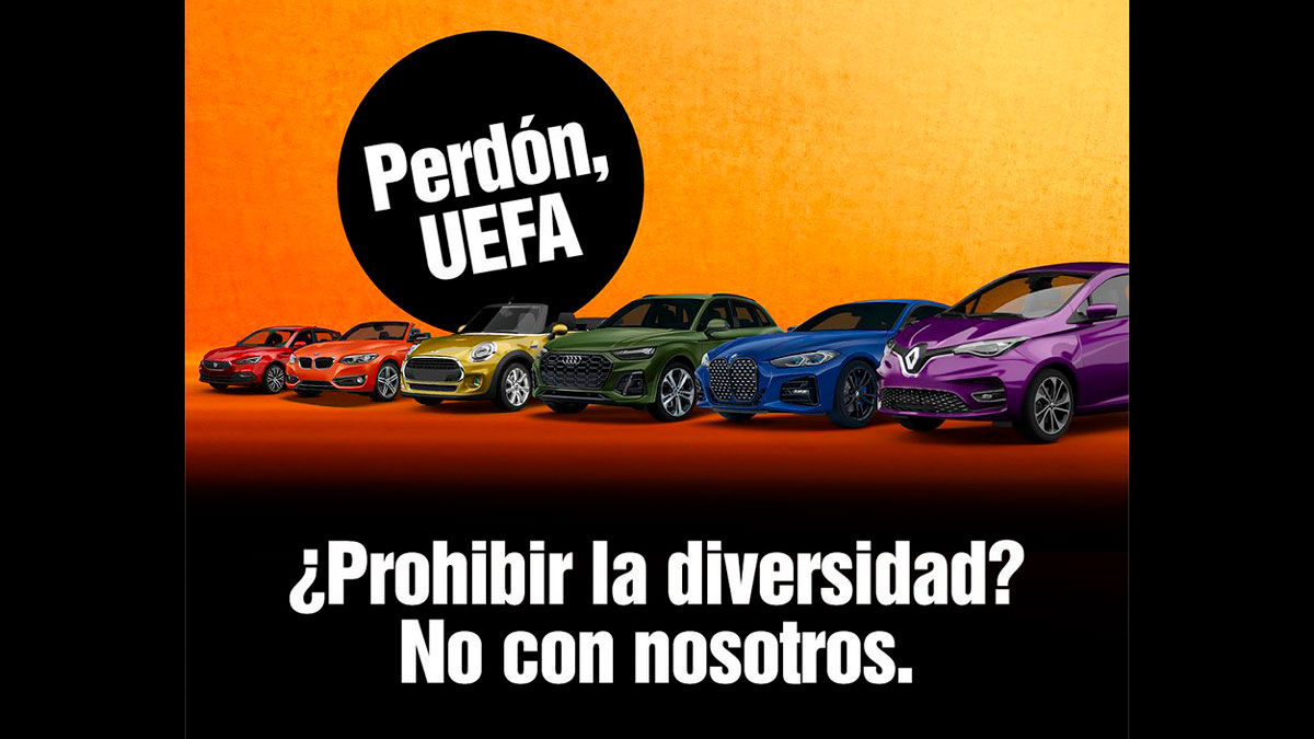 El mensaje de Sixt a la UEFA en Twitter| Marketing Directo