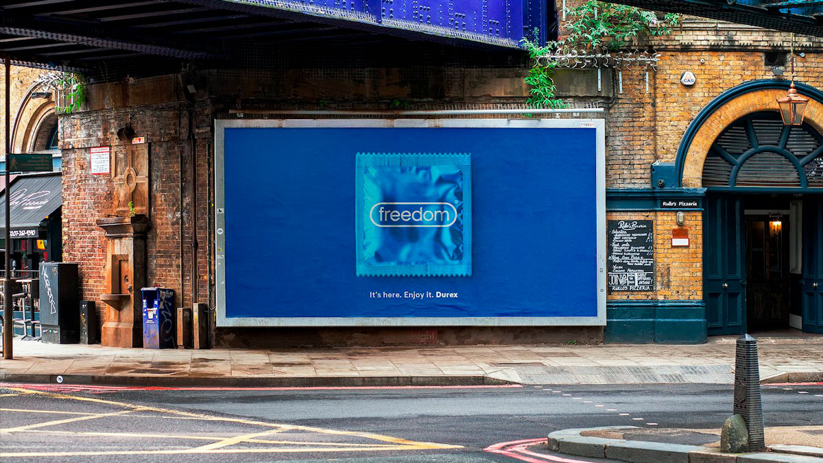 Durex celebra la "libertad" en UK con esta campaña