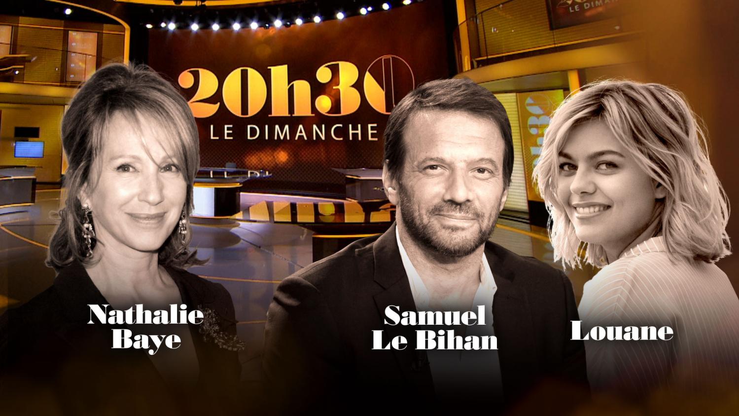 "20h30 le dimanche" avec Nathalie Baye, Samuel Le Bihan et Louane - France 2 - 25 octobre 2020