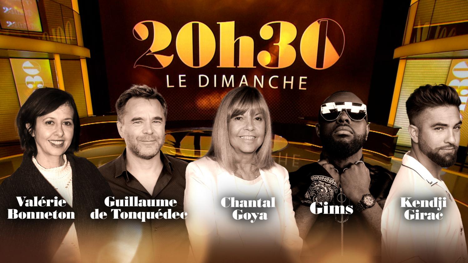 "20h30 le dimanche" avec Chantal Goya, Valérie Bonneton, Guillaume de Tonquédec, Gims et Kendji Girac - France 2 - 13 décembre 2020