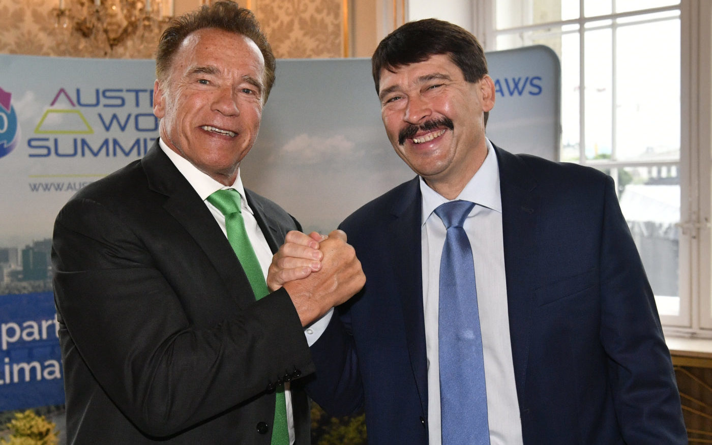 A Terminátor megnevettette Áder Jánost