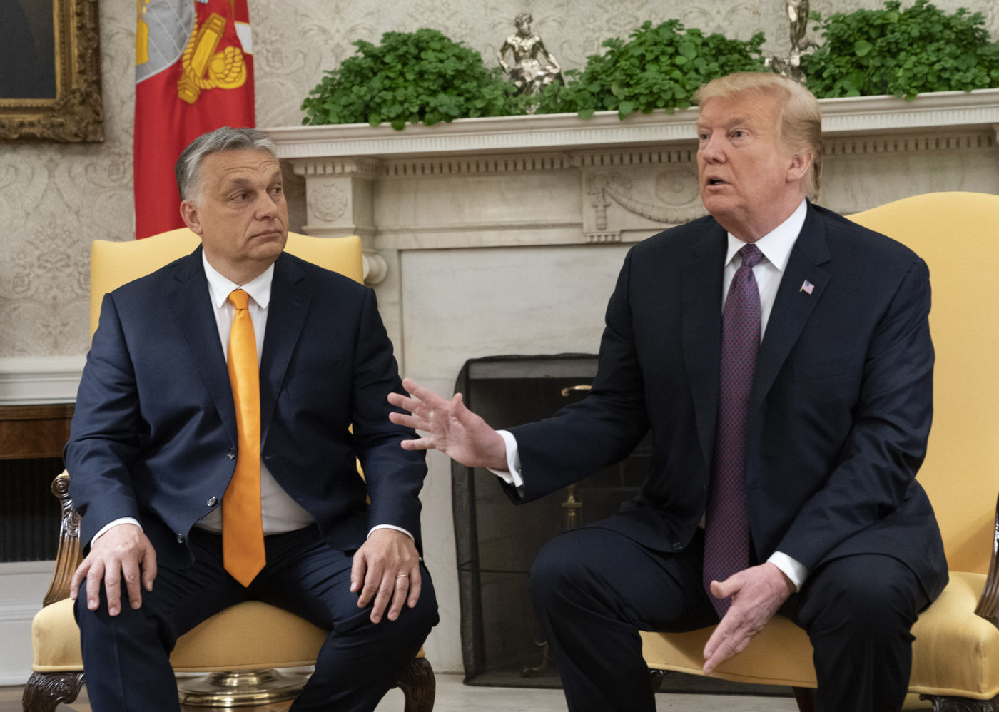A Trump-találkozó után egy Renoir-festményt leplezett le Orbán Viktor