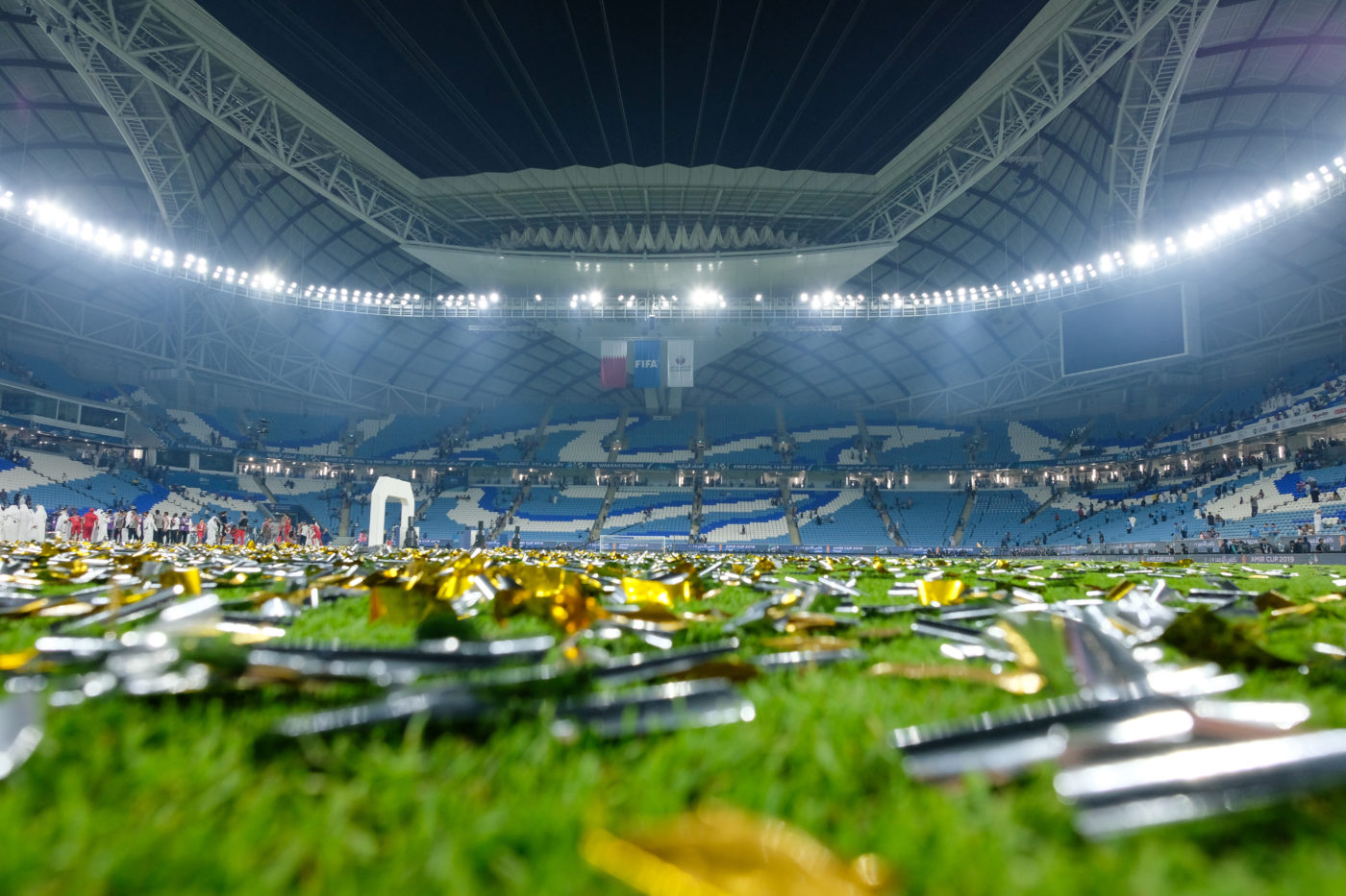 Átadták a 2022-es futball vb első új stadionját Katarban