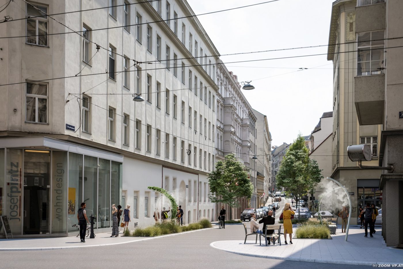 Egy egész utcát klimatizálnak Bécsben
