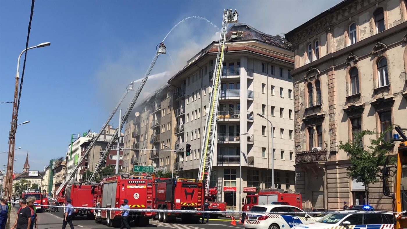 Tűz a Soroksári úton: 10 milliós előleg a társasháznak