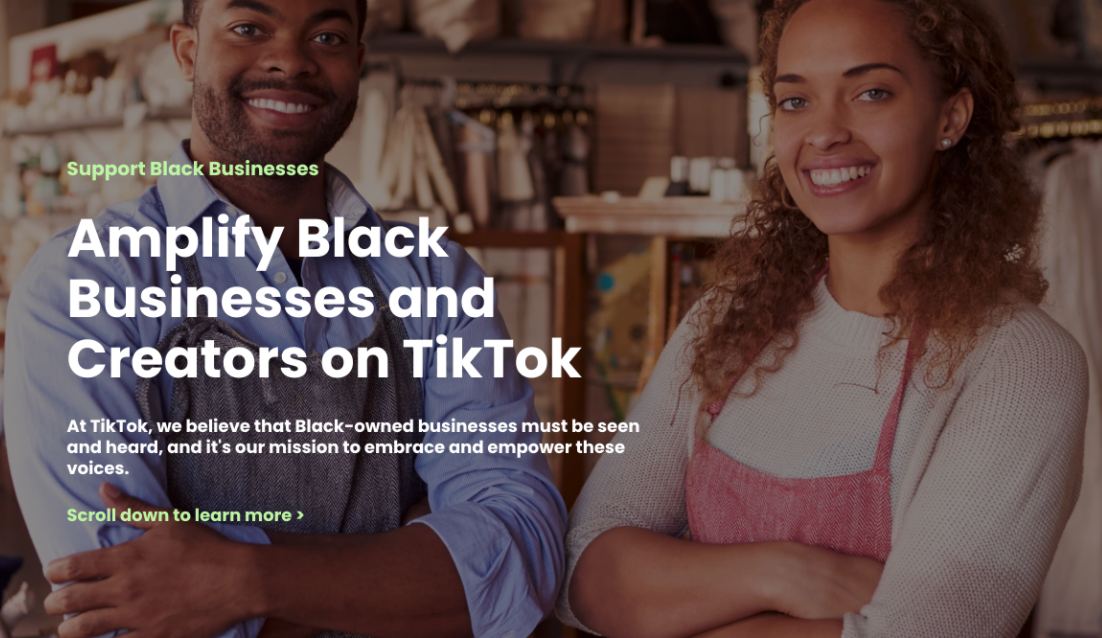 Support Black Businesses: TikTok e la Black community
