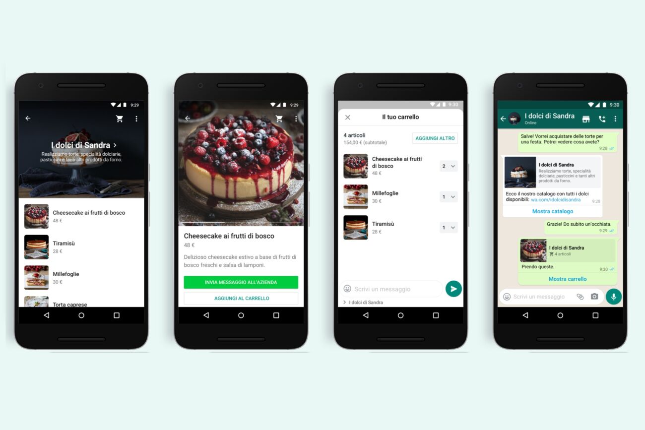 Carrello di WhatsApp: nuova funzione WhatsApp Business