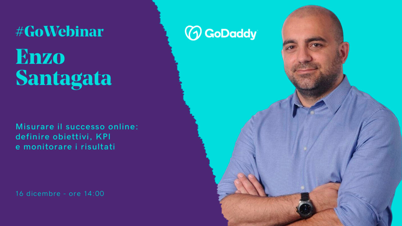 GoWebinar di GoDaddy: Enzo Santagata il 16 dicembre