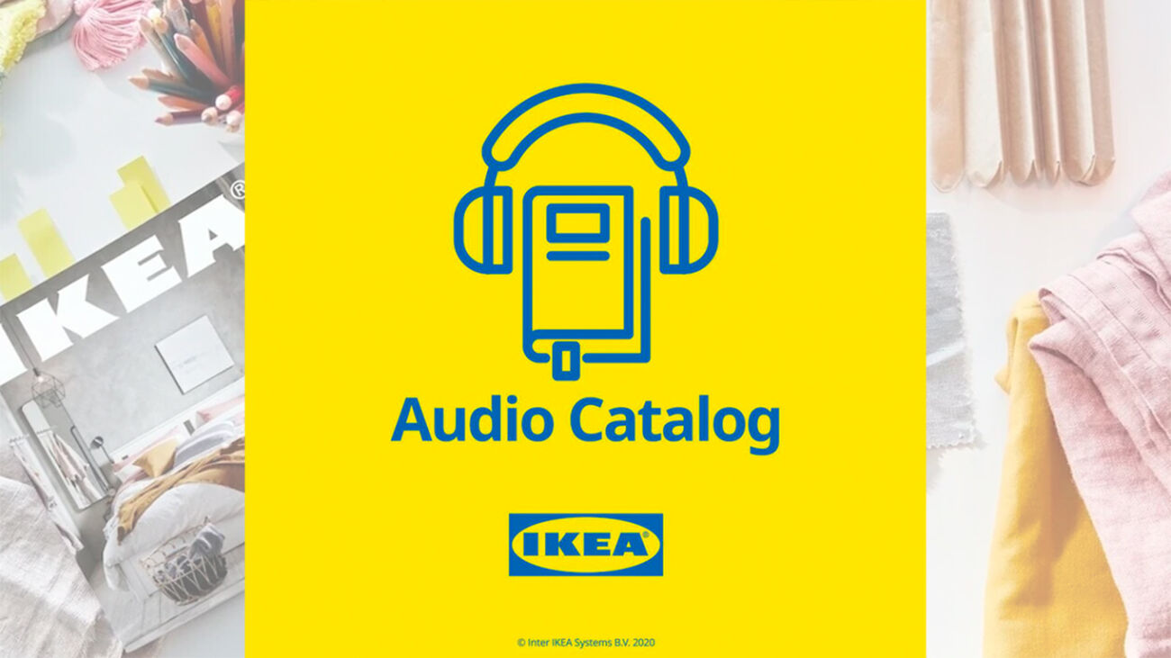 Arriva una versione del catalogo IKEA 2021 audio