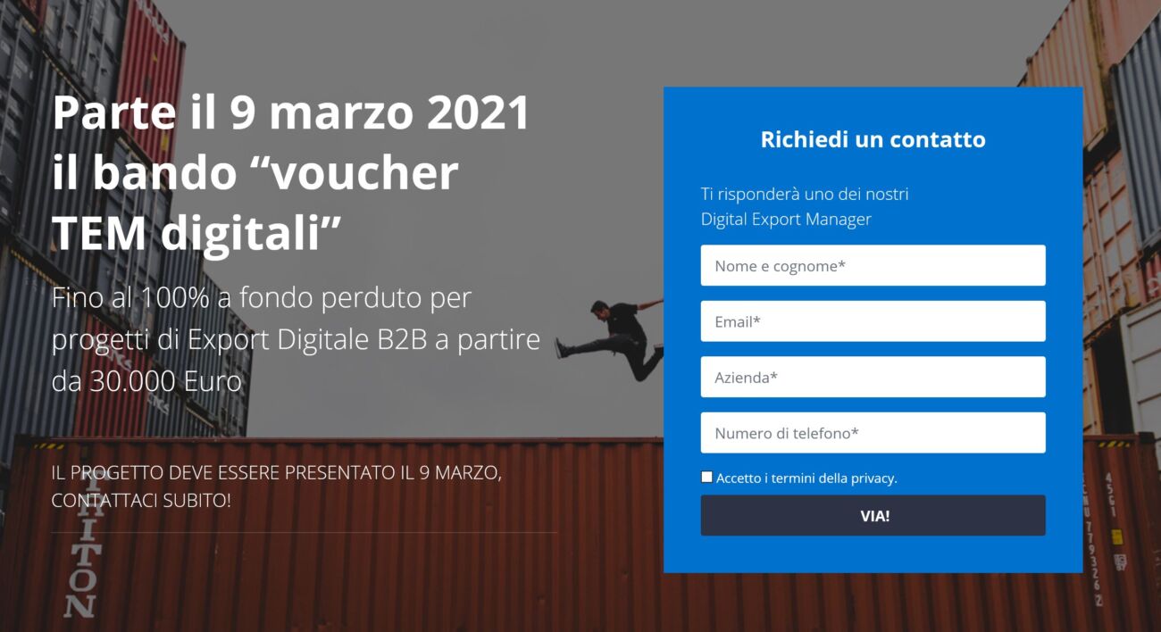 Voucher TEM digitali: un programma per le imprese