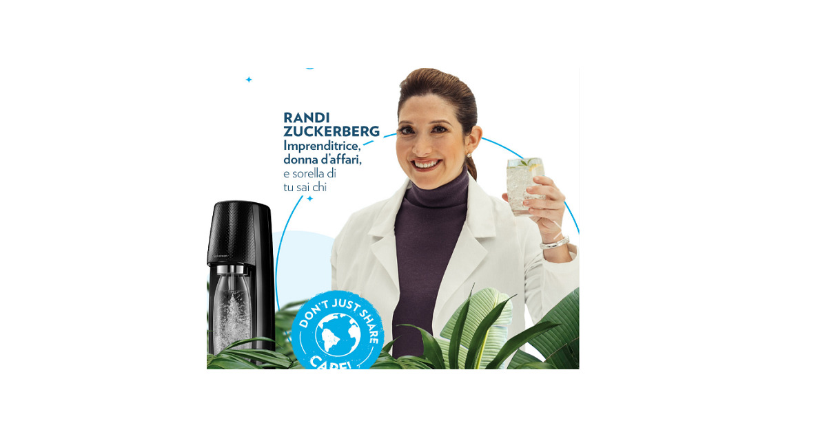 Nuova campagna di SodaStream con Randi Zuckerberg