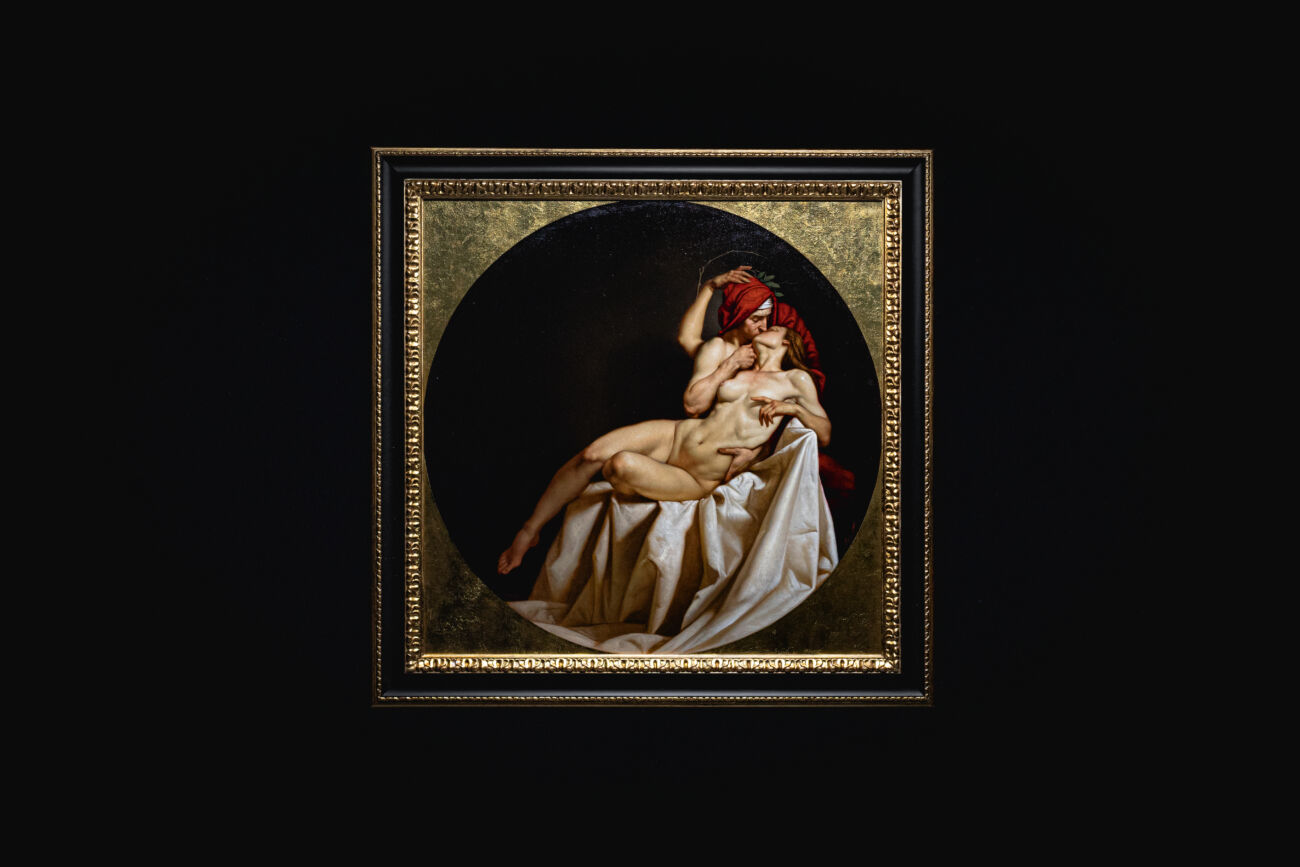 Il Bacio di Dante e Beatrice: opera per MagnumXDante