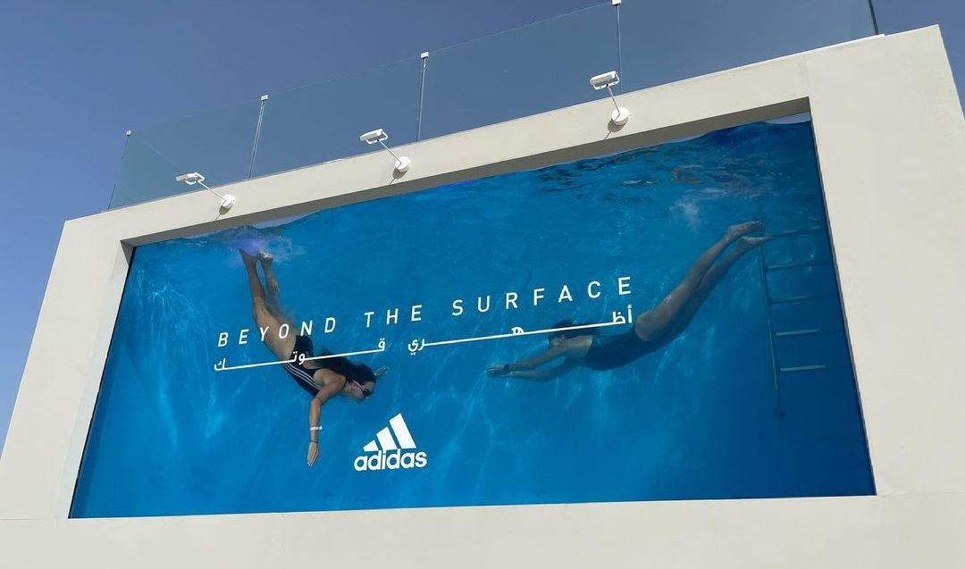 Pubblicità Adidas campagna "Beyond the surface"