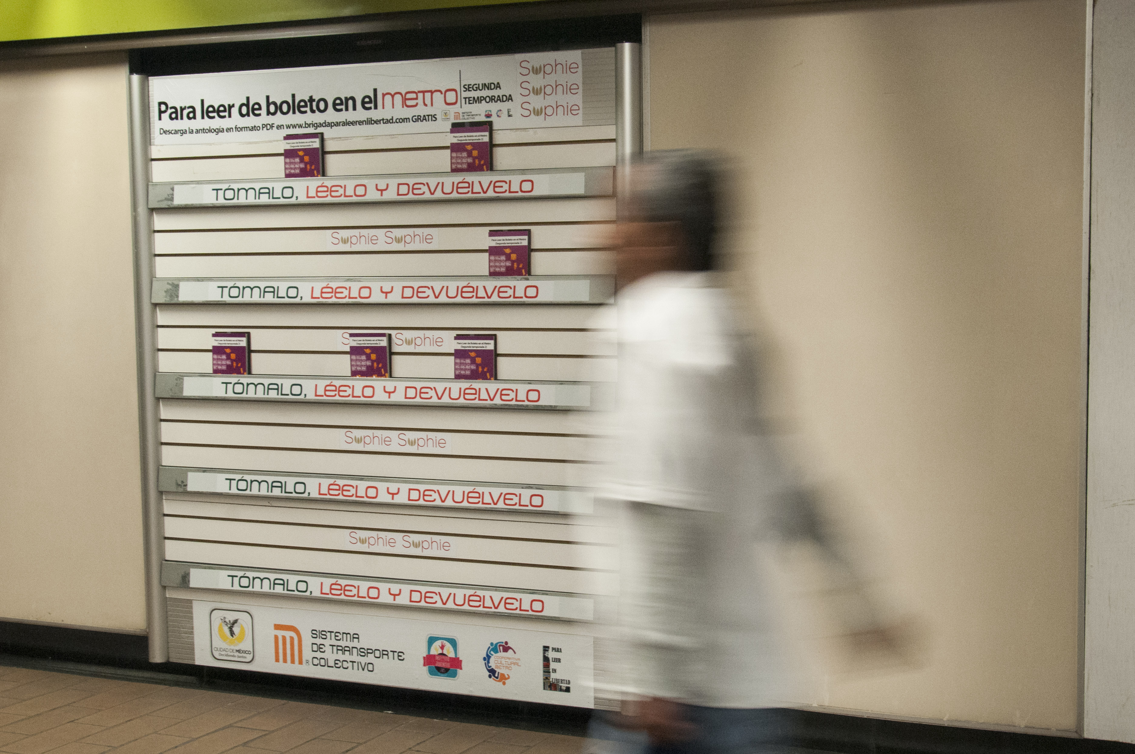 Jornadas 'Para leer de boleto en el Metro'.