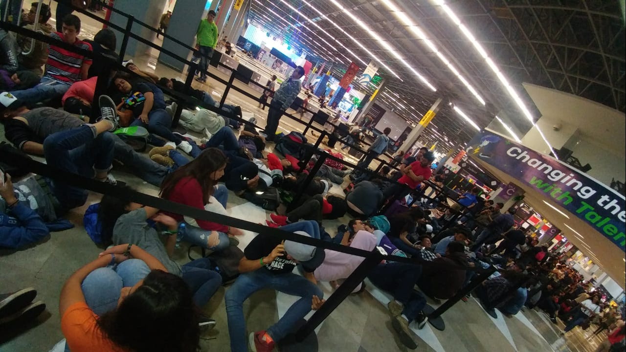 Esperando la clase de Matemáticas en Talent Land.
