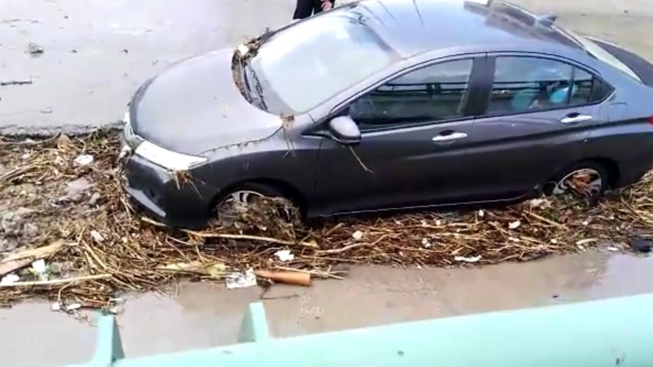 Lluvias causan estragos en la capital de Chiapas