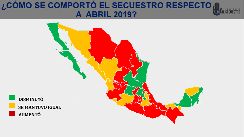 Secuestro aumenta 36.5% en 2019: 'Alto al Secuestro'