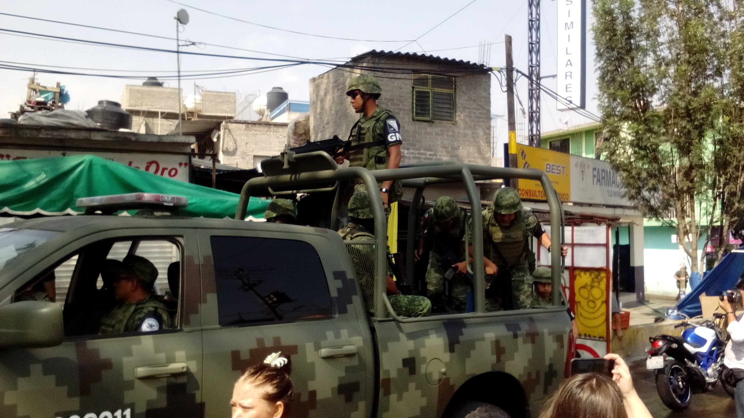 Así se ve la Guardia Nacional en las calles de Iztapalapa