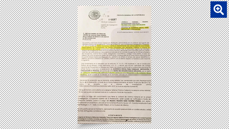 Fiscalía solicita vinculación a proceso de Rosario Robles por ejercicio indebido de funciones