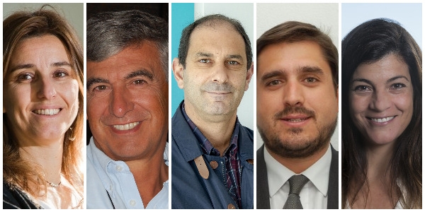 Anabela Silva (BP), António Martins Victor (Repsol), Carlos Ferraz (Prio), Gonçalo Castelo Branco (EDP) e Joana Garoupa (Galp)