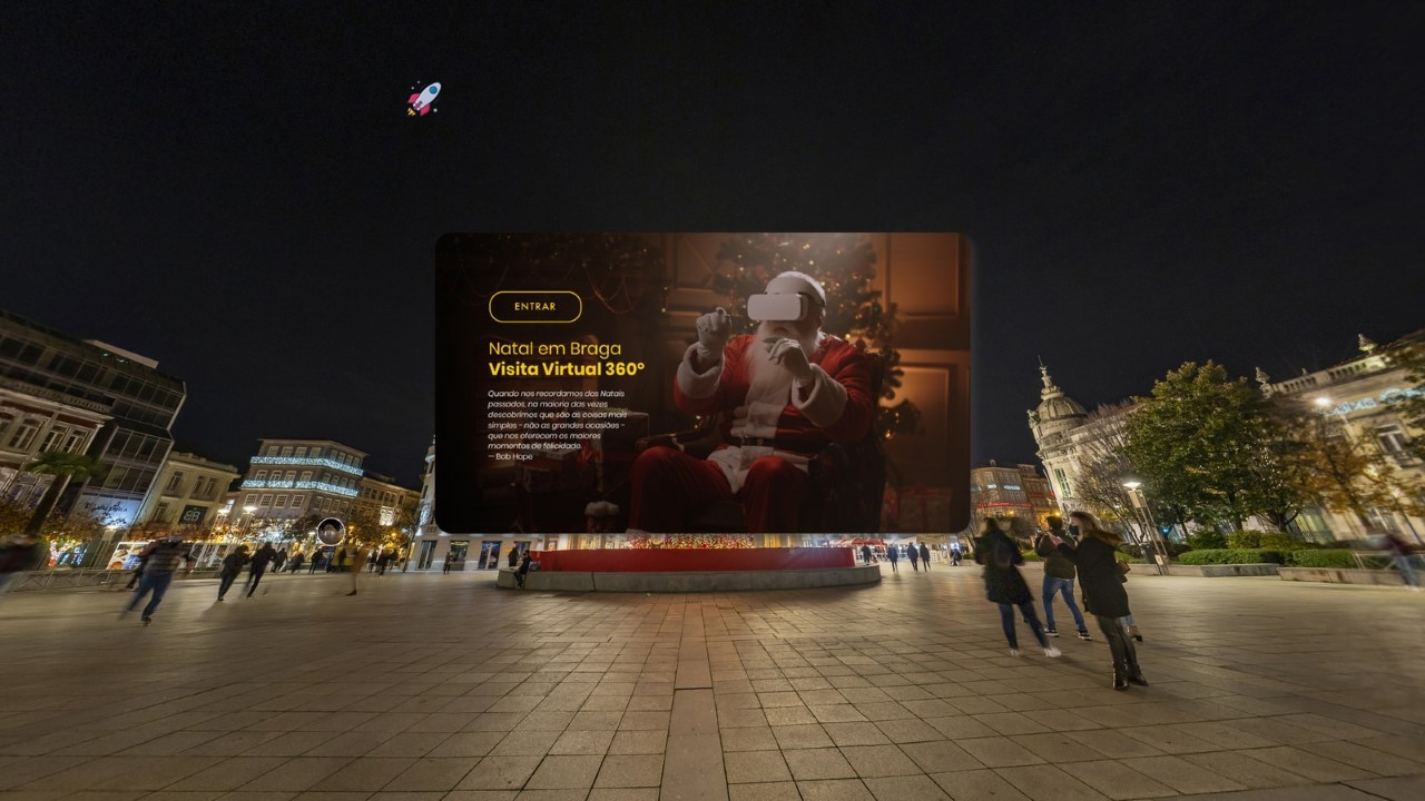 Creative Lemons cria visita virtual às iluminações de Natal de Braga - Meios & Publicidade
