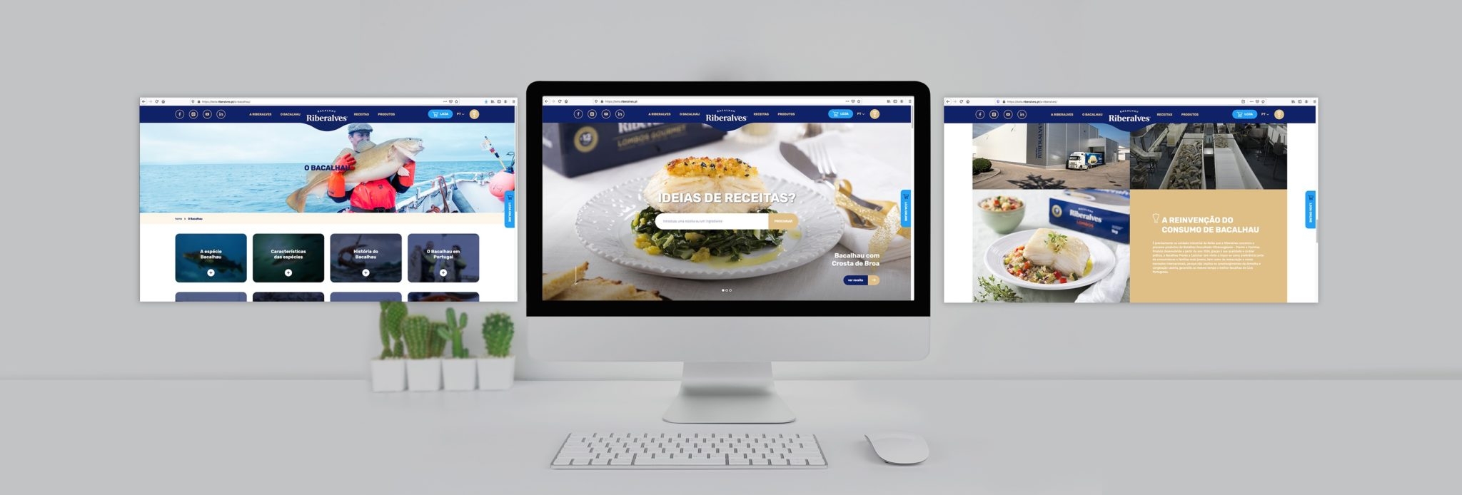 Riberalves cria site com receitas de bacalhau e estreia loja online - Meios & Publicidade