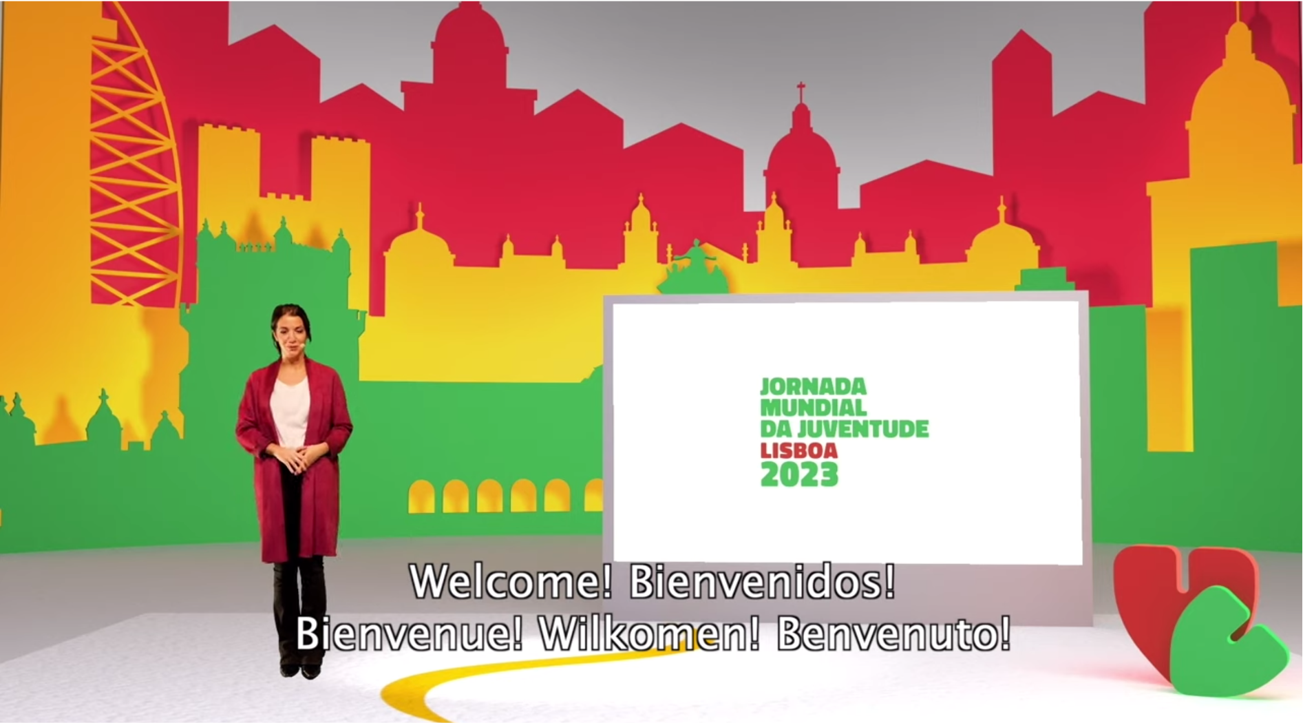 Marca e hino da Jornada Mundial da Juventude apresentados em eventos com produção do WYgroup (com vídeos) - Meios & Publicidade