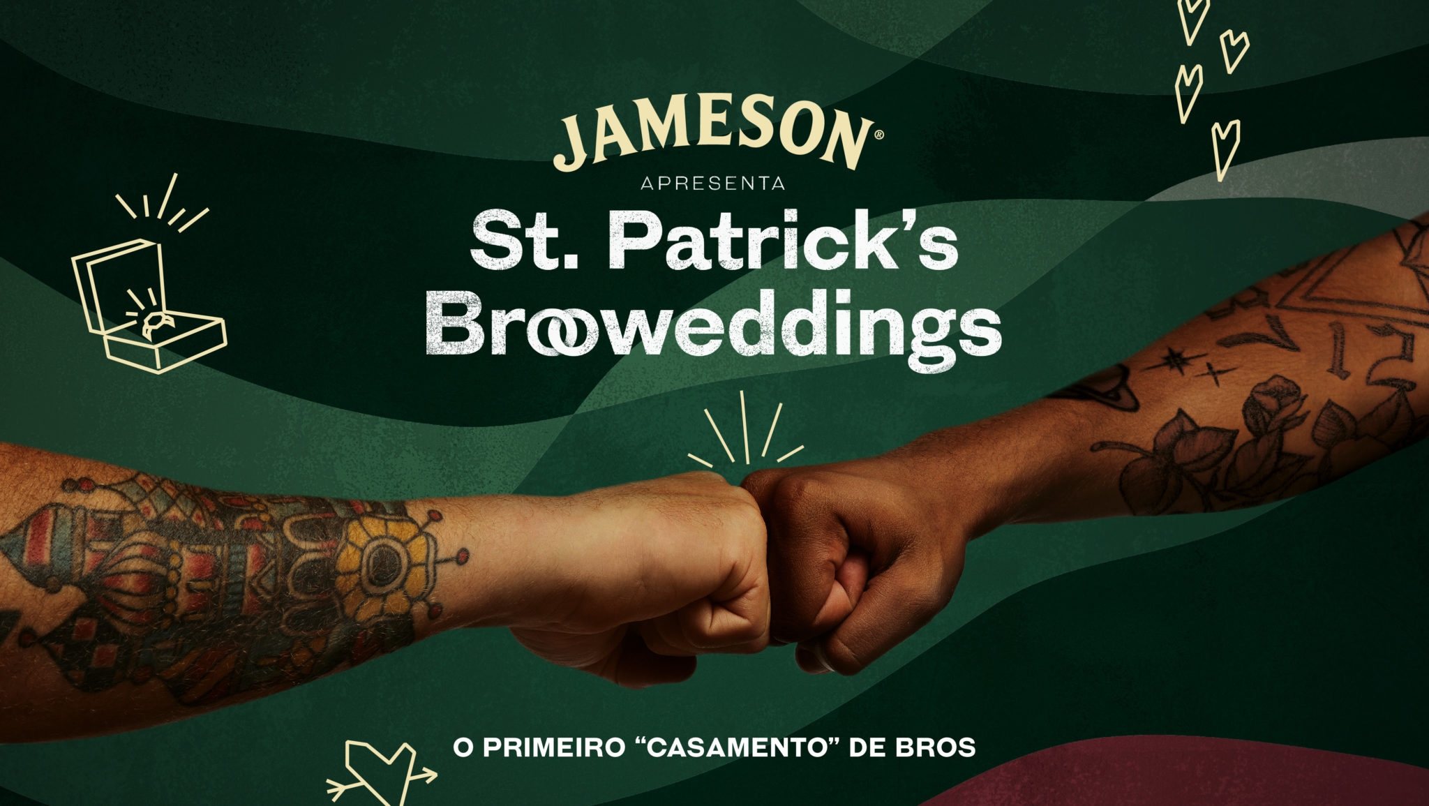 Jameson “casa” dupla da banda Paus para celebrar a amizade com broweddings (com vídeo) - Meios & Publicidade