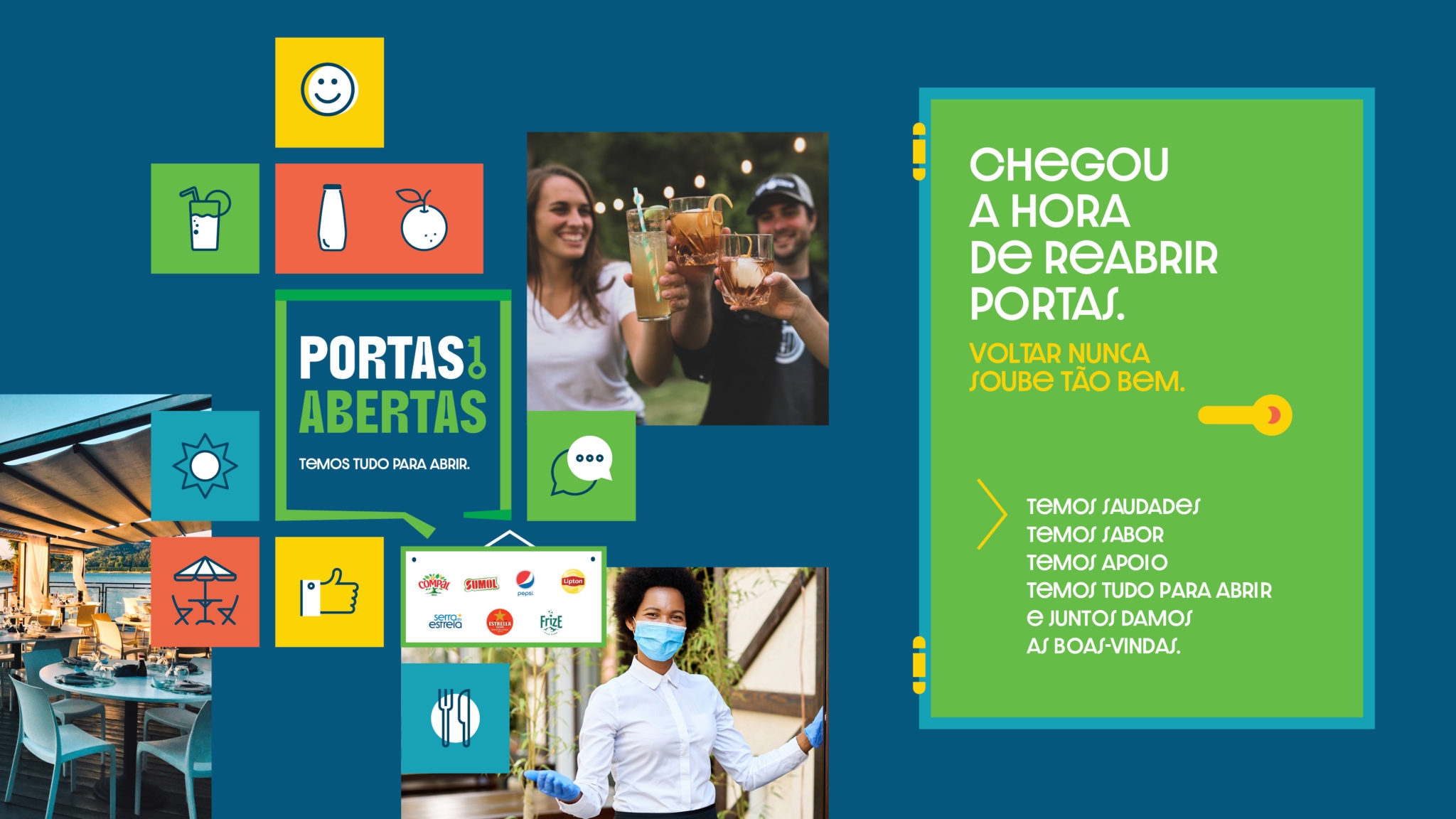 Sumol-Compal apoia canal horeca na abertura - Meios & Publicidade