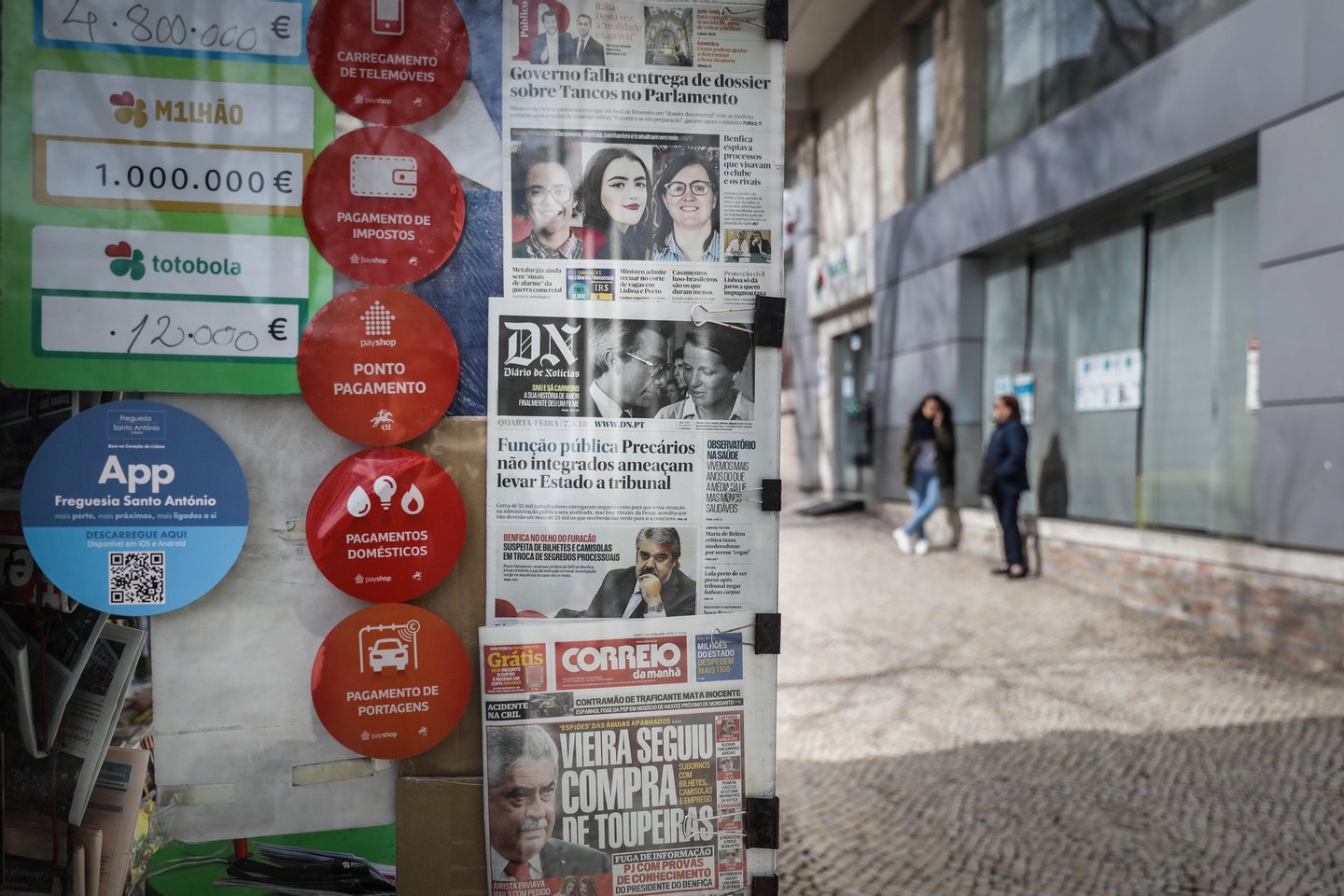 Imprensa com perdas acima dos 22 milhões de euros no 1.º semestre devido à partilha ilegal