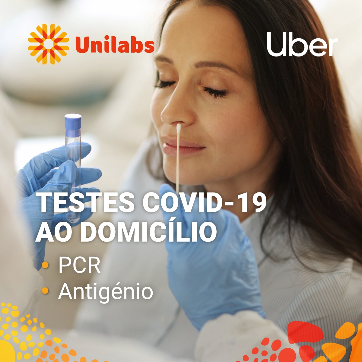 Testes covid ao domicílio: O novo serviço do Uber Eats - Meios & Publicidade