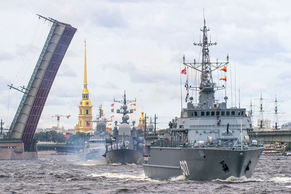 В Петербурге начался Главный военно-морской парад ВМФ России