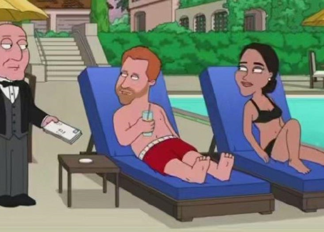 Принца Гарри и Меган Маркл высмеяли в мультфильме